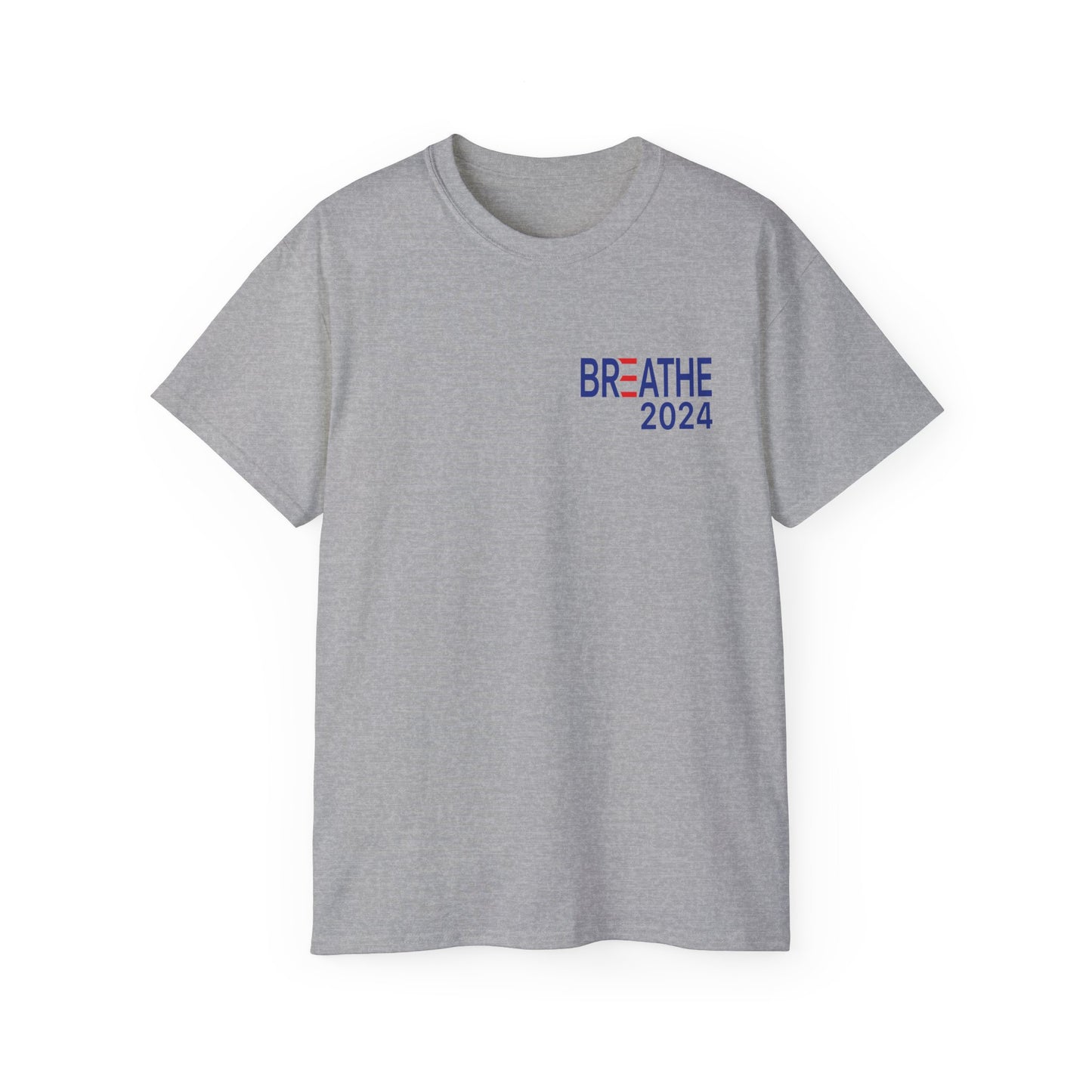 Unisex Ultra Cotton Tee - Breathe - RelaxandBreathe2024