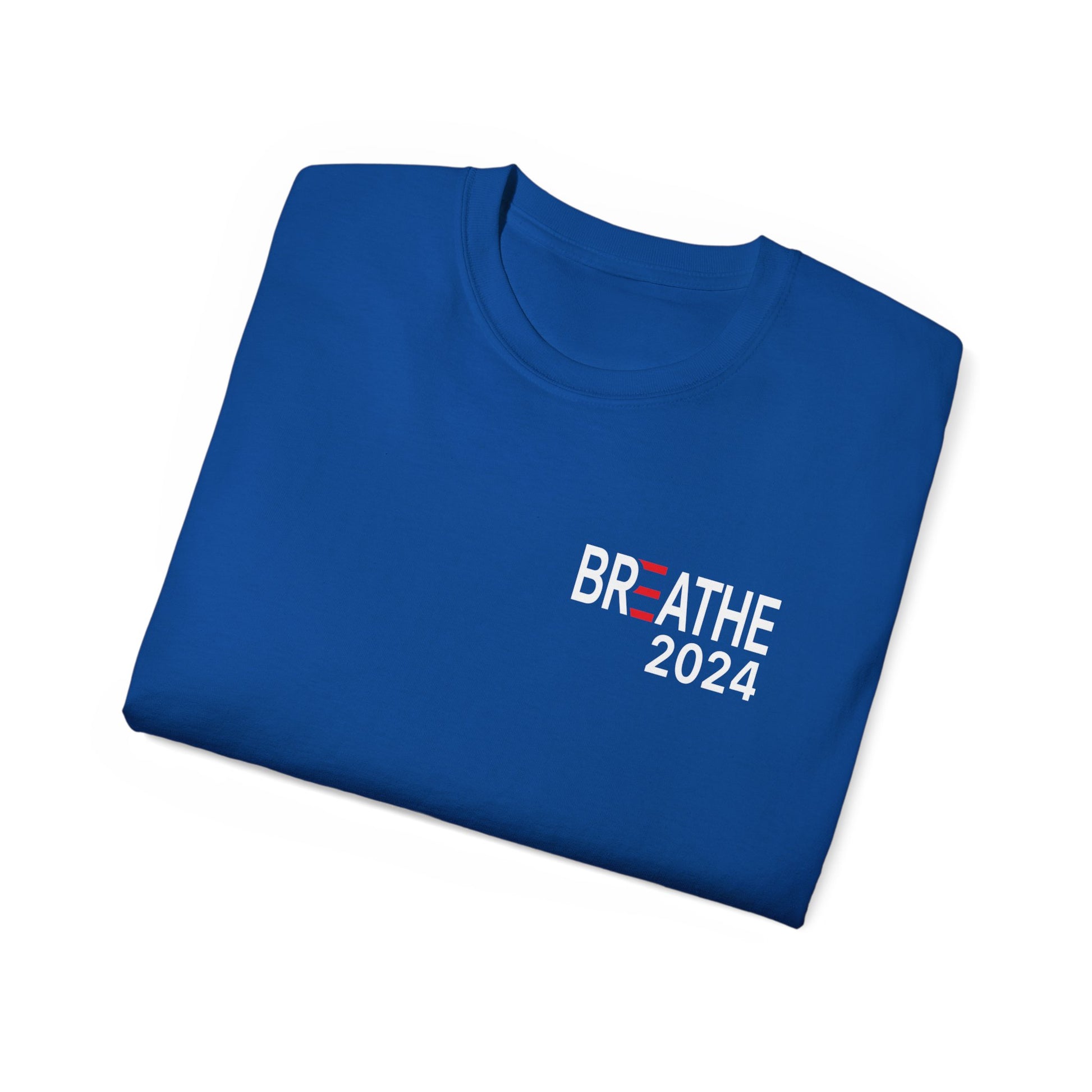 Unisex Ultra Cotton Tee - Breathe - RelaxandBreathe2024