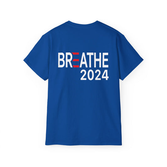 Unisex Ultra Cotton Tee - Breathe - RelaxandBreathe2024