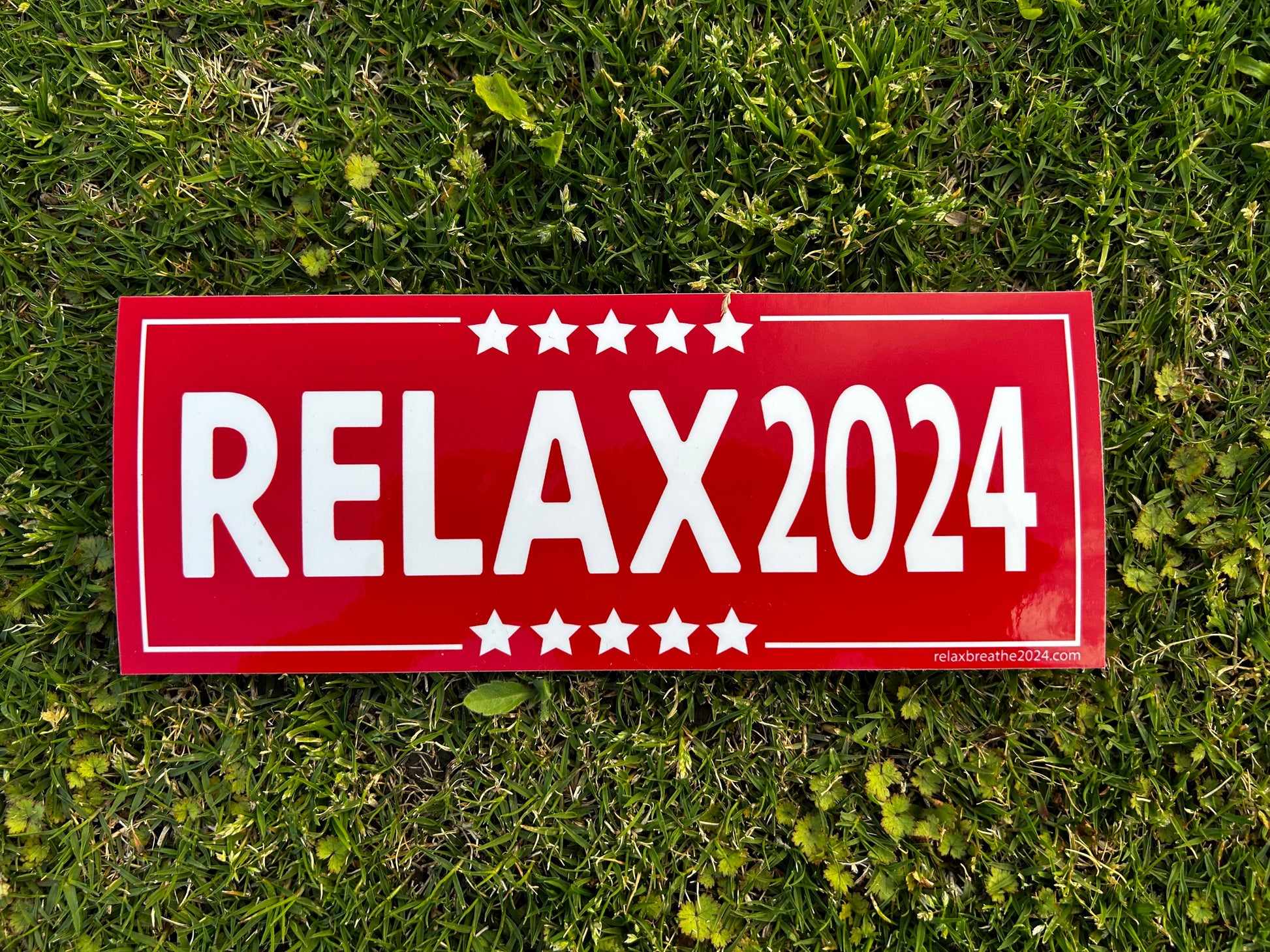 Bumpersticker - Relax - RelaxandBreathe2024