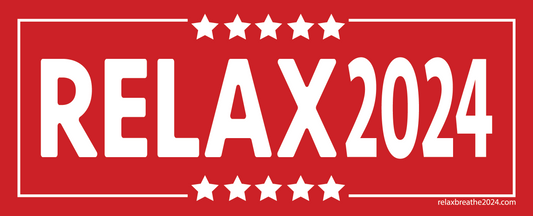 Bumpersticker - Relax - RelaxandBreathe2024